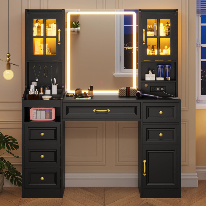 Vanity with touch screen mirror new arrivals